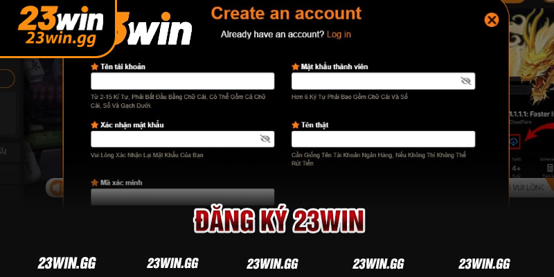 Hướng dẫn đăng ký 23WIN nhanh chóng cho người mới
